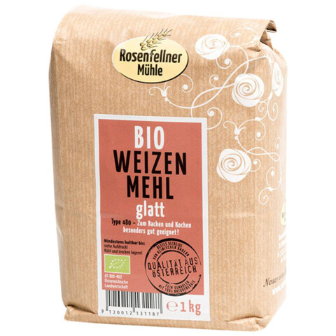 Bio Weizenmehl T480 1 kg