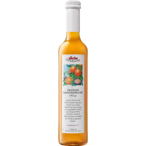 Sirup Orange-Passionsfrucht 0,5 l