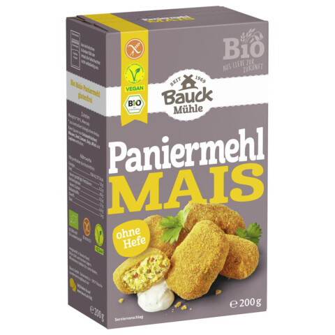 Bio Paniermehl Mais hefefrei 200 g