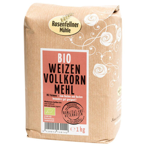 Bio Weizenvollkornmehl 1 kg