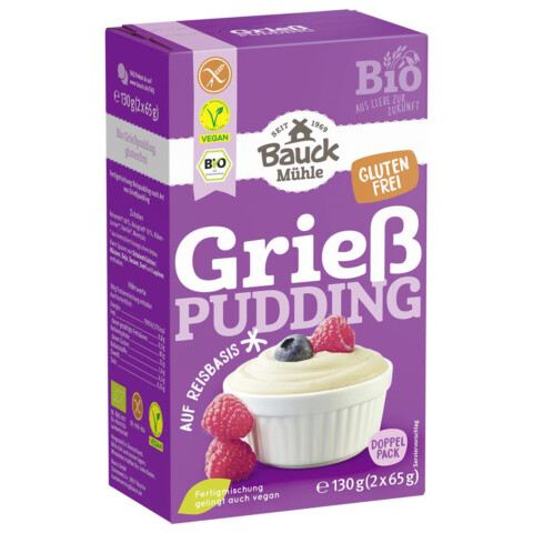 Bio Grießpudding glutenfrei 130 g