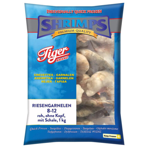 Tk-Garnelen 8 - 12/lbs 1 kg