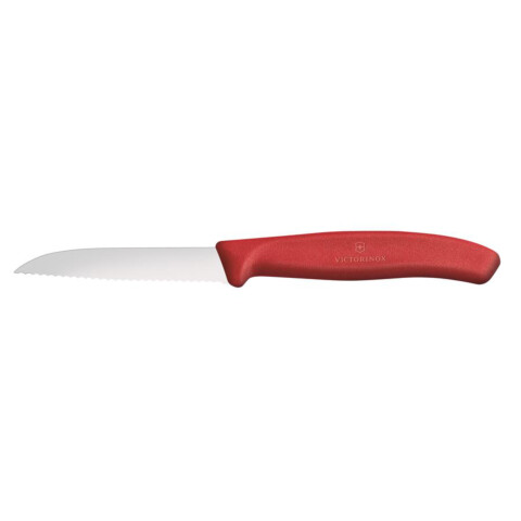 V.Gemüsemesser rot Ger+Wel.8cm