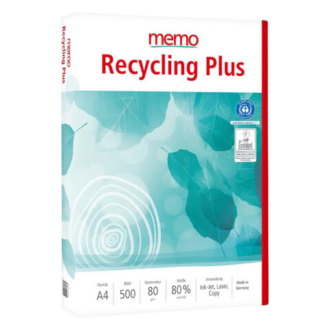 Kopierpapier Recycling Plus 1 Pkg