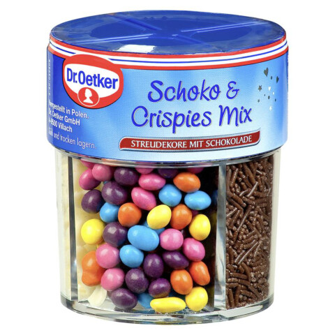 Streudekor Schoko&Crispies Mix 73 g