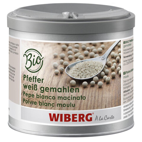 Bio Pfeffer weiß gemahlen ca. 250g 470 ml