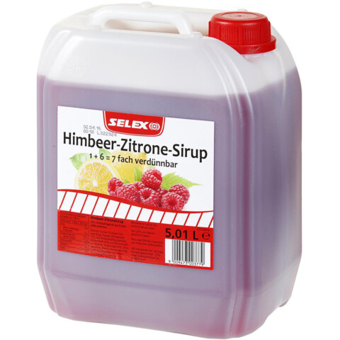 Himbeer-Zitrone Sirup 5 l