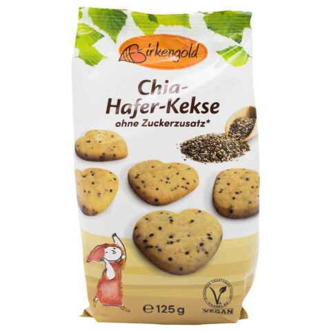 Chia-Hafer-Kekse 125 g