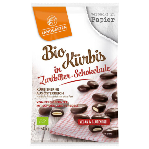 Bio Kürbiskerne in ZB-Schokolade 50 g