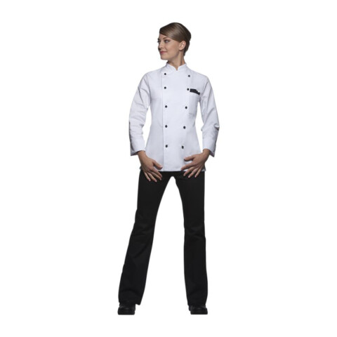 Damenkochjacke Agathe weiß  48