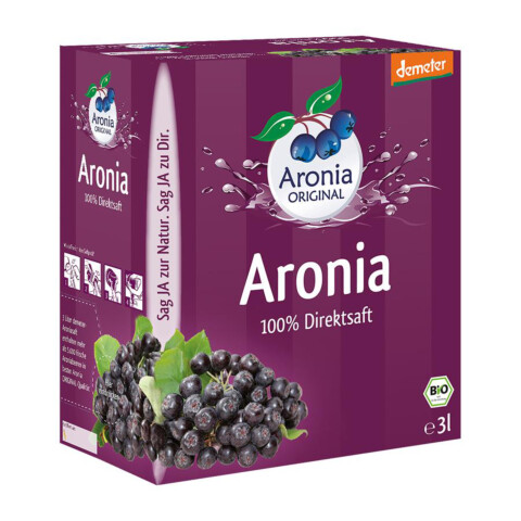 Bio Aronia 100% Direktsaft BiB EW 3 l
