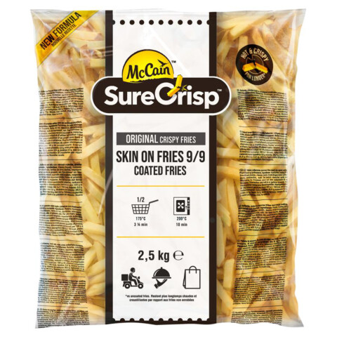 Tk-SureCrisp skin on fries 2,5 kg
