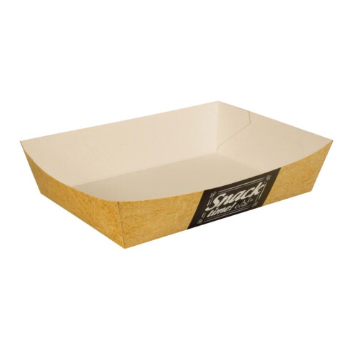 Snacktrays Pappe 16 x 11 x 4cm 50 Stk