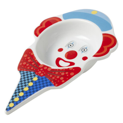 Eisschale Clown 22,5x14,5cm h3,5 cm