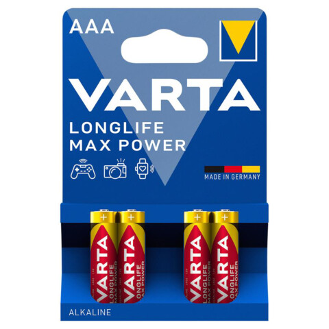 Batterie Longlife Max Power 4 Stk