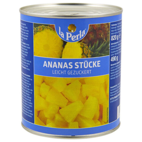 Ananasstücke leicht gezuckert 850 ml