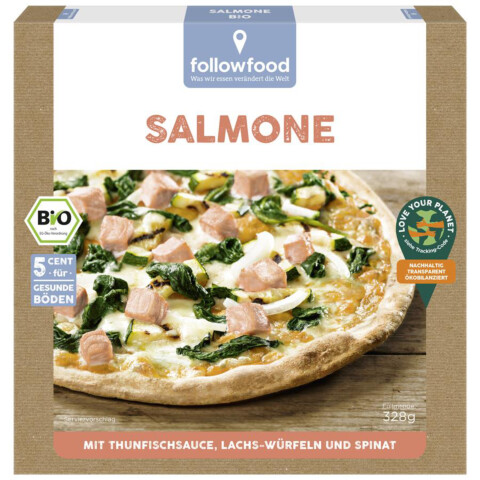 Bio TK-Pizza Salmone 328 g