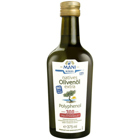 Bio Olivenöl nat. extra Polyphenol 0,375 l