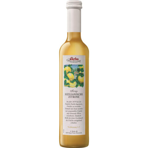 Sirup Sizilianische Zitrone 0,5 l