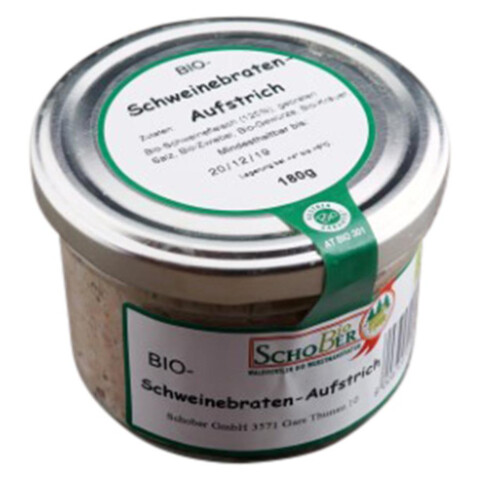 Bio Schweinebratenaufstrich  180 g