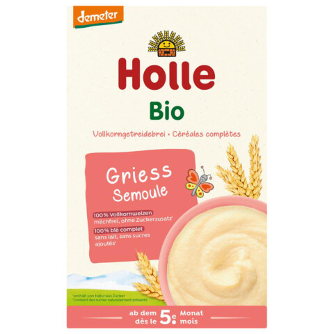 Bio Vollkorngetreidebrei Griess 5M 250 g