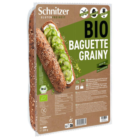 Bio Baguette Grainy 320 g