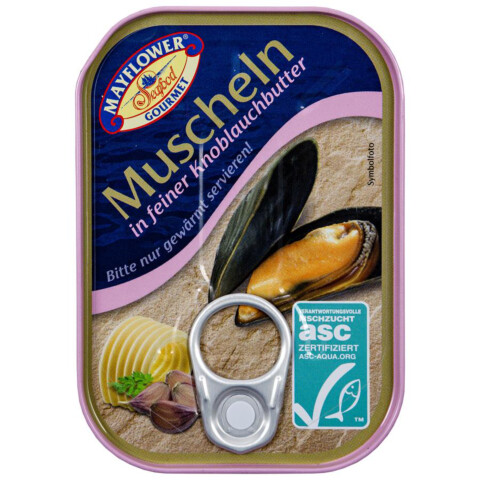 Muscheln in KnoblauchbutterASC 115 g