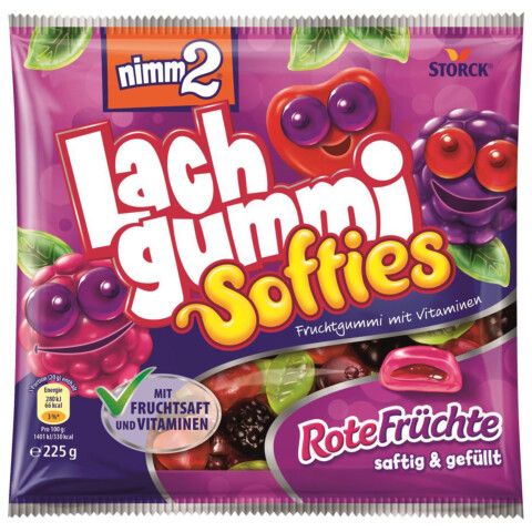 Lachgummi Softies Früchte 225 g