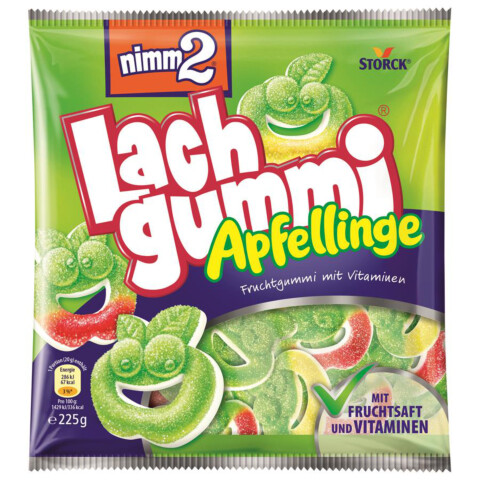 Lachgummi Apfellinge 225 g