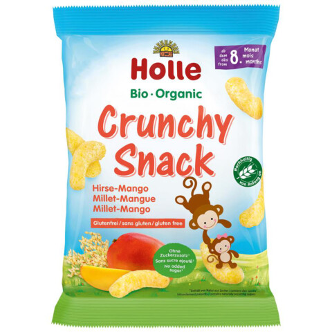 Bio Crunchy Snack Hirse-Mango 25 g