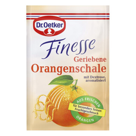 Finesse Orangenschale gerieben 3er 