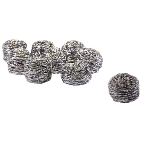 Edelstahl-Topfreiniger 40 g 9 Stk