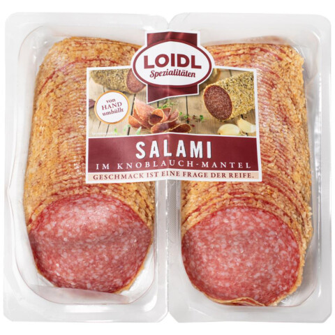 Knoblauchsalami geschnitten 500 g