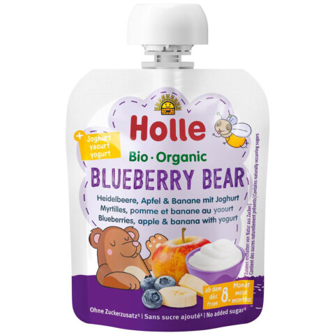Bio Pouchy Blueberry Bear 85 g