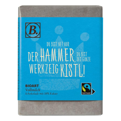 Bio Schokolade 'Der Hammer' 70 g