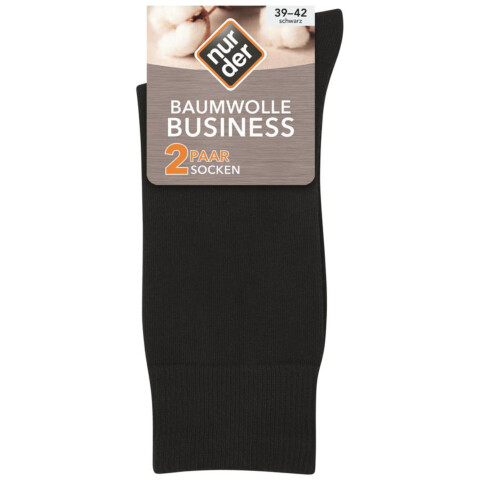 Herren Baumwoll Buisness Socke 2 Stk