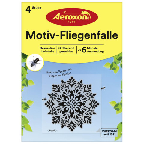 Motiv-Fliegenfalle 4 Stk