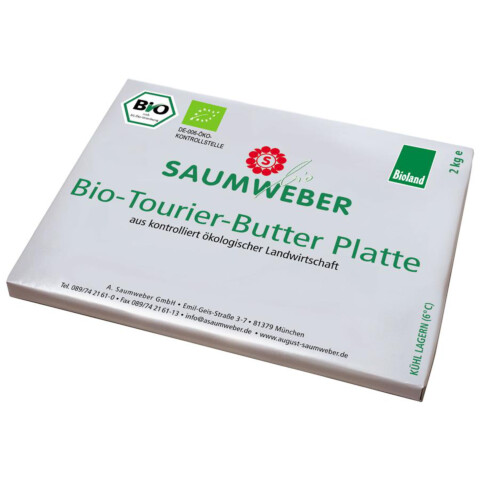 Bio Tourier Butter Platte  2 kg