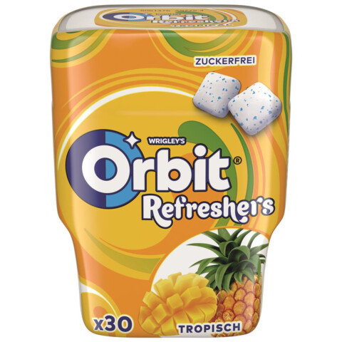 Orbit Refreshers Tropical 30 Stk