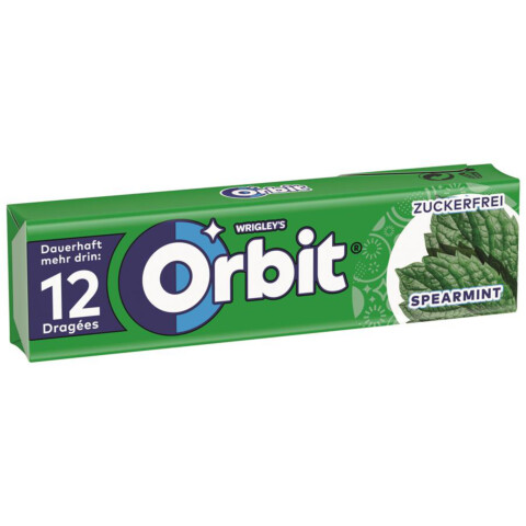 Orbit Dragee Spearmint 12 Stk