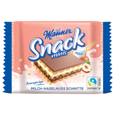 Snack Minis Milch-Haselnuss 25 g