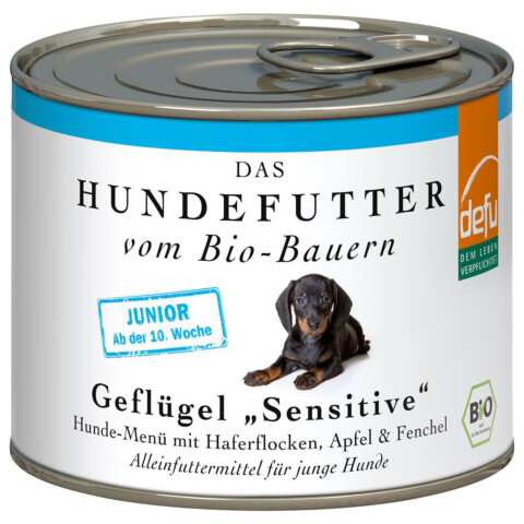 Bio Hund Junior Geflügel Sensitiv 200 g