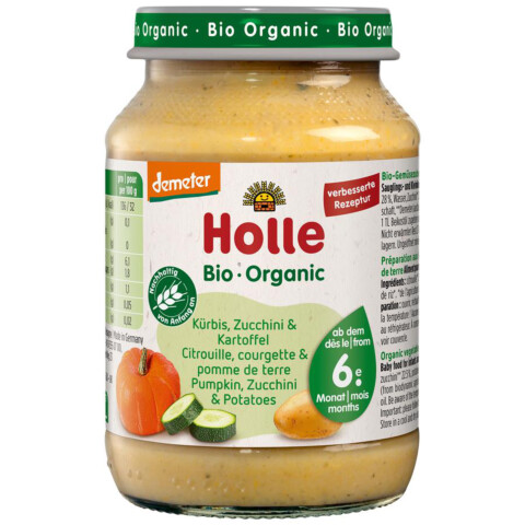 Bio Kürbis, Zucchini & Kartoffel 190 g