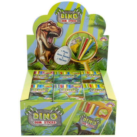 Dino Bubble Gum Sticks