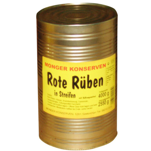 Rote Rüben Streifen 4,25 l