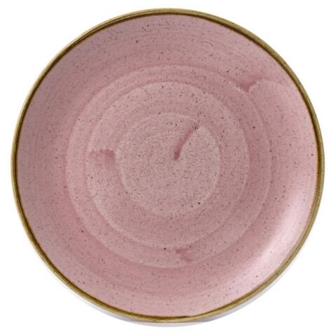 Stonecast Teller coup pink ø26 cm