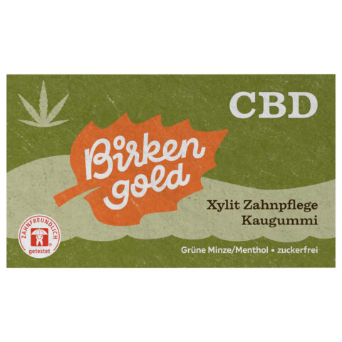 Xylit Zahnpflege Kaugummi CBD 17 g