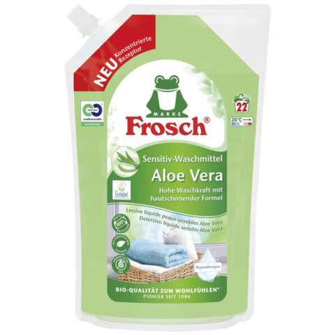 Waschmittel Aloe Vera flüssig 22 Wg