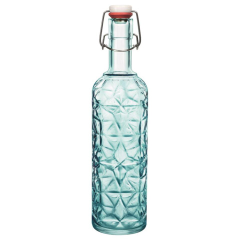 Glasflasche Oriente blue 1 l