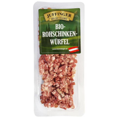 Bio Rohschinkenwürfel 80 g